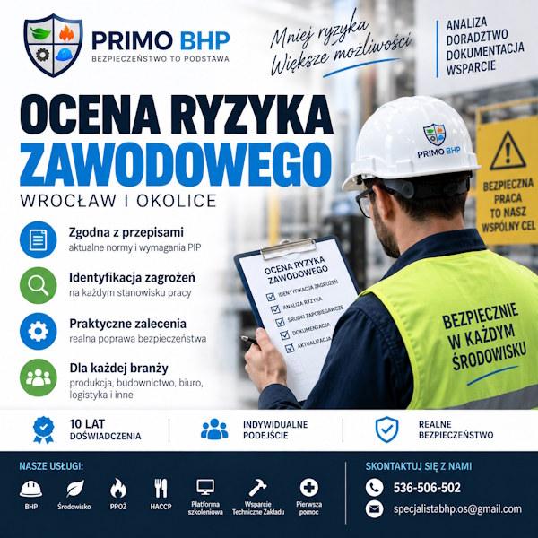ocena ryzyka zawodowego Wrocław