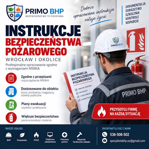 instrukcja bezpieczeństwa pożarowego Wrocław